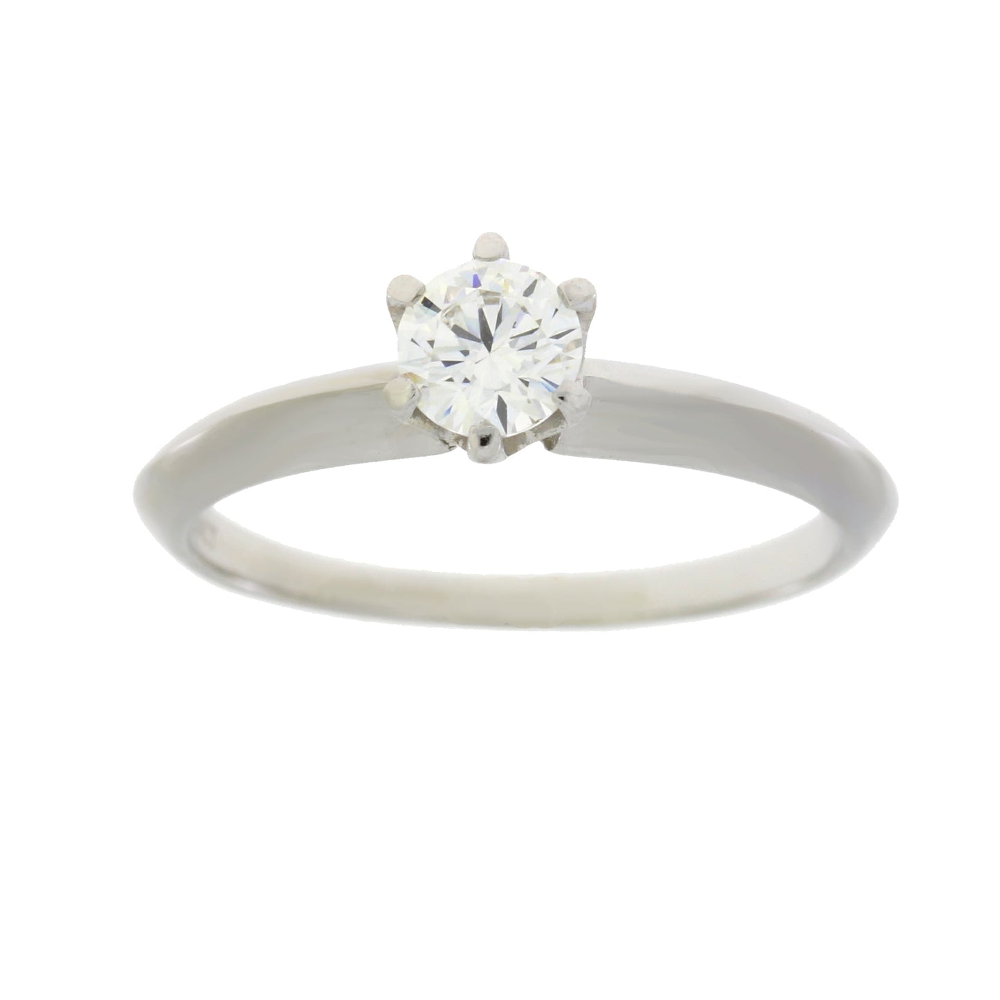 Anillo de Compromiso de Plata Esterlina con Circonio Cubico Natural