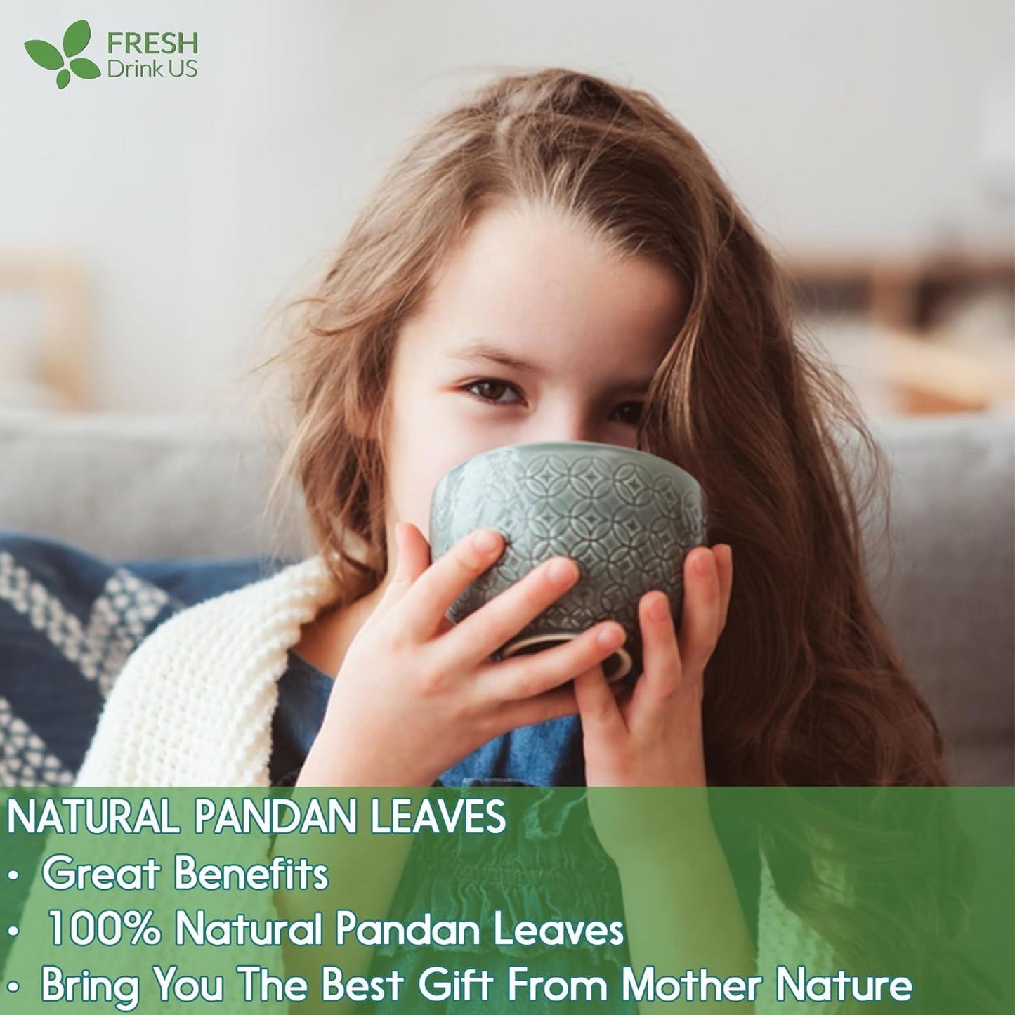 100% Pure Dried Pandan Leaves - Natural Flavoring Powder