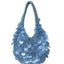 High-End Handmade Natural Sequin Shoulder Bag for Women