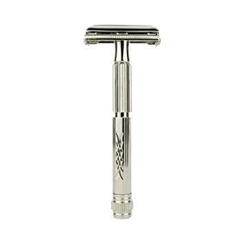 Parker 60R Maquinilla de Afeitar de Doble Cuchilla con Mariposa de Níquel