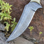 Premium Handmade Damascus Steel Skinning Knife - 8-inch Bone Handle - Korvel
