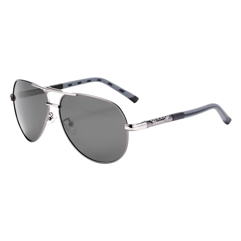 Lunettes de soleil aviateur polarisées de luxe avec protection UV400