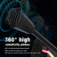 New desktop RGB luminous condenser microphone live broadcast shouting microphone gaming microphone - Korvel