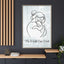 L'impression sur toile Chat Le Monde Peut Attendre