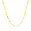 14K Yellow Gold Paperclip Chain Necklace