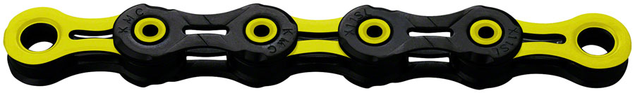 Chaîne KMC DLC 11 - 11 Vitesses 118 Maillons Noir/Jaune