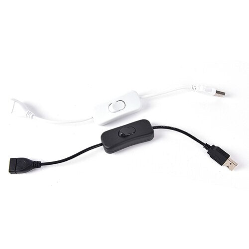 Cable USB de Cobre Woopower con Interruptor - 28cm