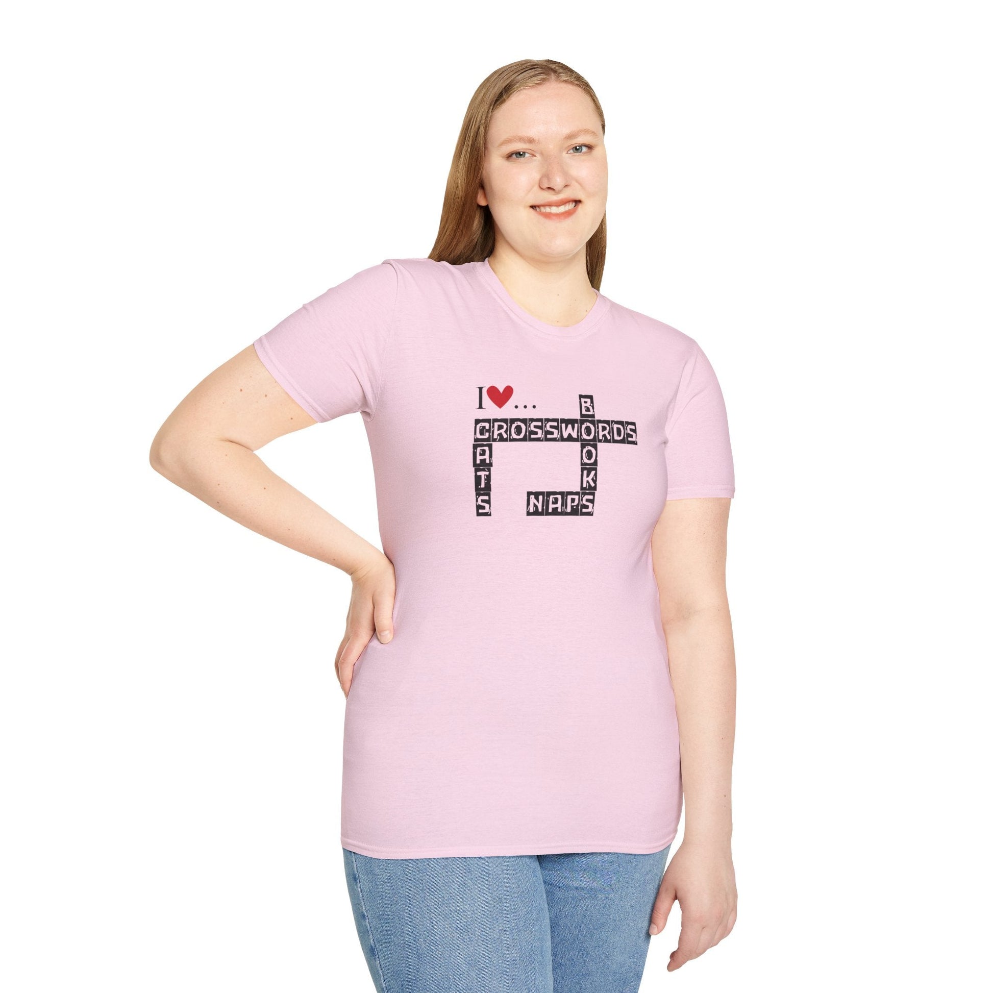 Purrfectly Cozy Crosswords Unisex T-Shirt - Korvel