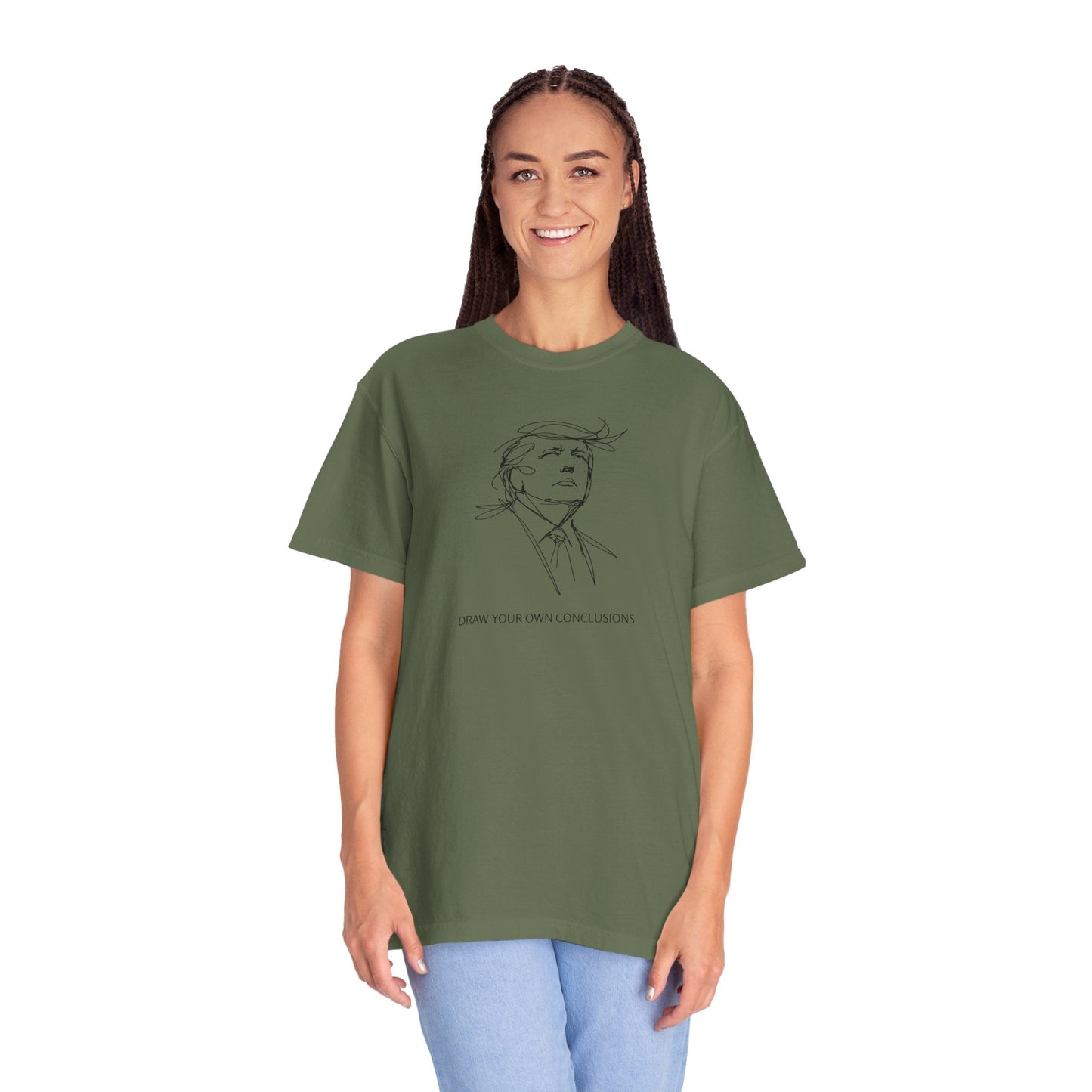 Saca tus propias conclusiones camiseta gráfica unisex