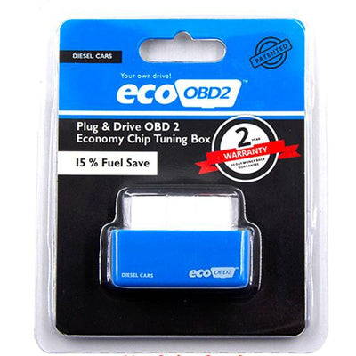 Green/Blue Eco OBD2 Economy Chip Tuning Box OBD Car Fuel Saver Eco OBD2 for Benzine Cars Fuel - Korvel