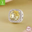 Silver Charm Original Autumn Golden Ginkgo Leaf DIY Bracelet Beads Luxurious Shining s925 Pure Silver Beads Loose Beads - Korvel