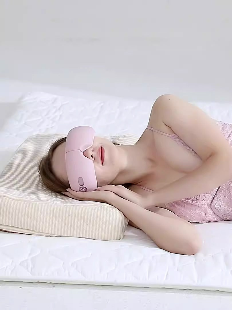 Intelligent massager gift, hot compress eye mask, eye massager, steam eye moisturizer gift, Bluetooth children's eye protector - Korvel