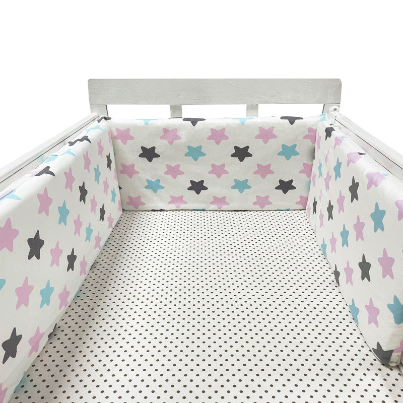Baby Four Seasons Bed Fence Baby Children Anti fall Cotton Bed Fence Cotton Baby Bed Protective Fence - Korvel