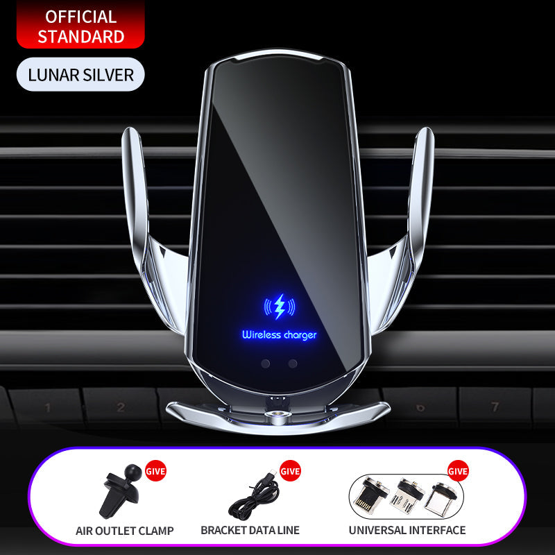 Q3 Wireless Charging Car Phone Holder - 15W Induction Stand