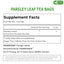 Premium Parsley Leaf Tea Bags - 100% Natural & Pure
