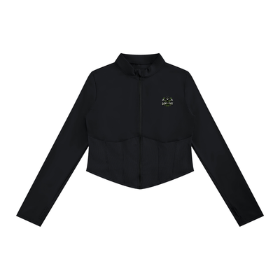 Veste de yoga à zip intégral ajustée pour femmes Loki & Ivy
