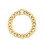 14k Yellow Gold Round Link Bracelet - Elegant Design