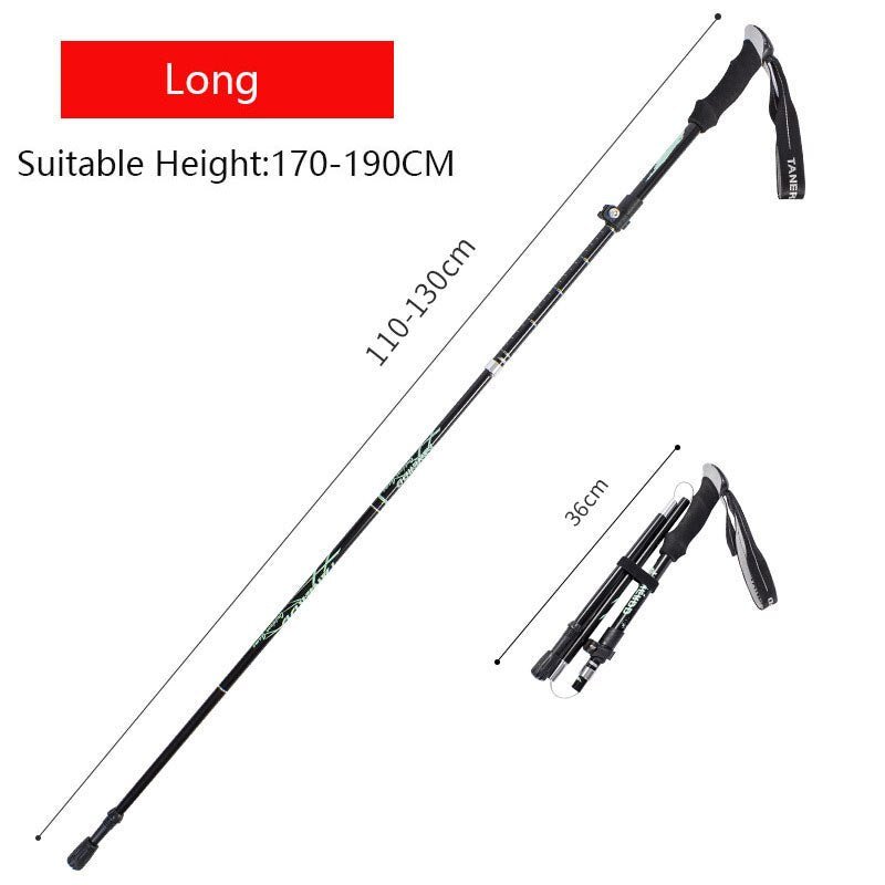 Telescopic Anti-Shock Trekking Stick - Ultralight Aluminum