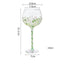 Hand Painted Glass Goblet for Elegant Celebrations