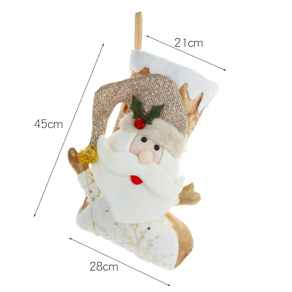 Bolsa de Regalo de Calcetines Decorativos Navideños Premium