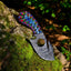Premium Gut Hook Skinning Knife – 7.25" Damascus Steel with Elegant Wood Handle - Korvel