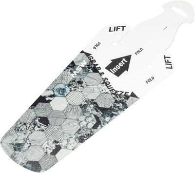 MSW Splashpad Fender - Rear Geometric Design
