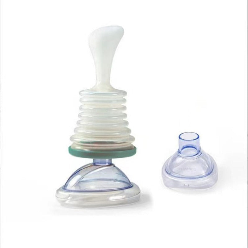 Respiratory trainer suffocation first aid mask artificial heart and lung Choking Emergency Device - Korvel