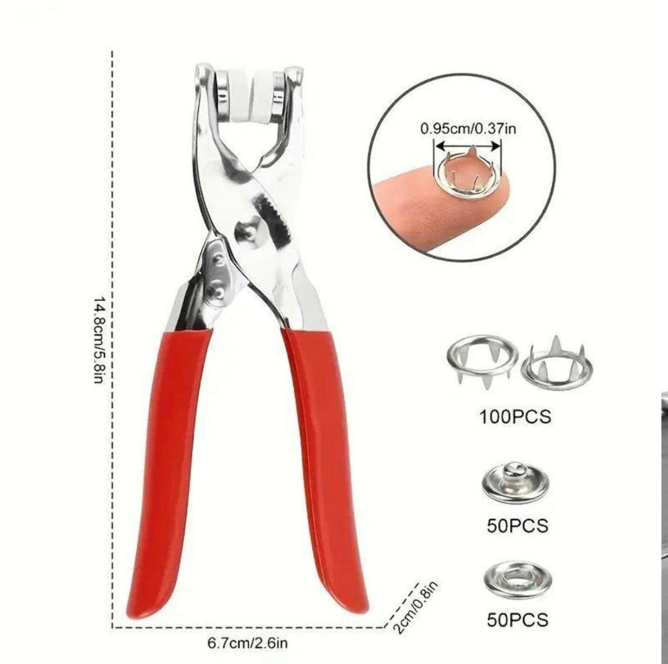 SewEase Button & Pliers Kit - Korvel