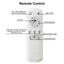 29 Inch Low Profile Flush Mount Ceiling Fan with Light Reversible Motor Remote Control - Korvel