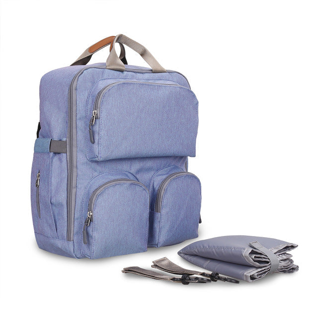 Nappy Bag Large Capacity Baby Diaper Bag Travel Backpack Waterproof knapsack - Korvel