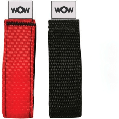 WOW Watersports 12-Inch Secure Multi-Color Velcro Straps - 6 Pack