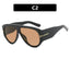T-Shaped Large Frame Sunglasses - Personalized Women's Style