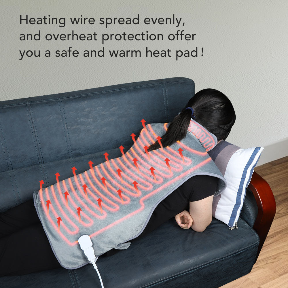 Premium Plug-In Heating Shawl Blanket - Flannel Electric Comfort