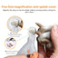 Professional LED - lit pet nail clippers for cats and dogs. Toe - claw cutting tool, pet supplies. - Korvel