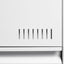 Horizontal file cabinet, 2 drawers, white file cabinet with lock, metal file cabinet with lock, 3 drawers, legal office cabinet - Korvel
