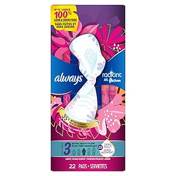 Always Radiant Panty Liners - Extra Heavy Flow Protection