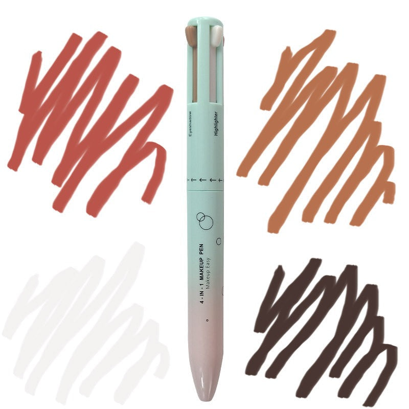 4 in 1 makeup pencil 4 in 1 makeup pencil 4 colors 4 colors lip liner highlight eye shadow eyeliner eyebrow pencil 4in1 - Korvel