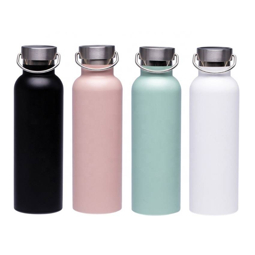 Bouteille d'eau de sport en acier inoxydable premium - 750ml