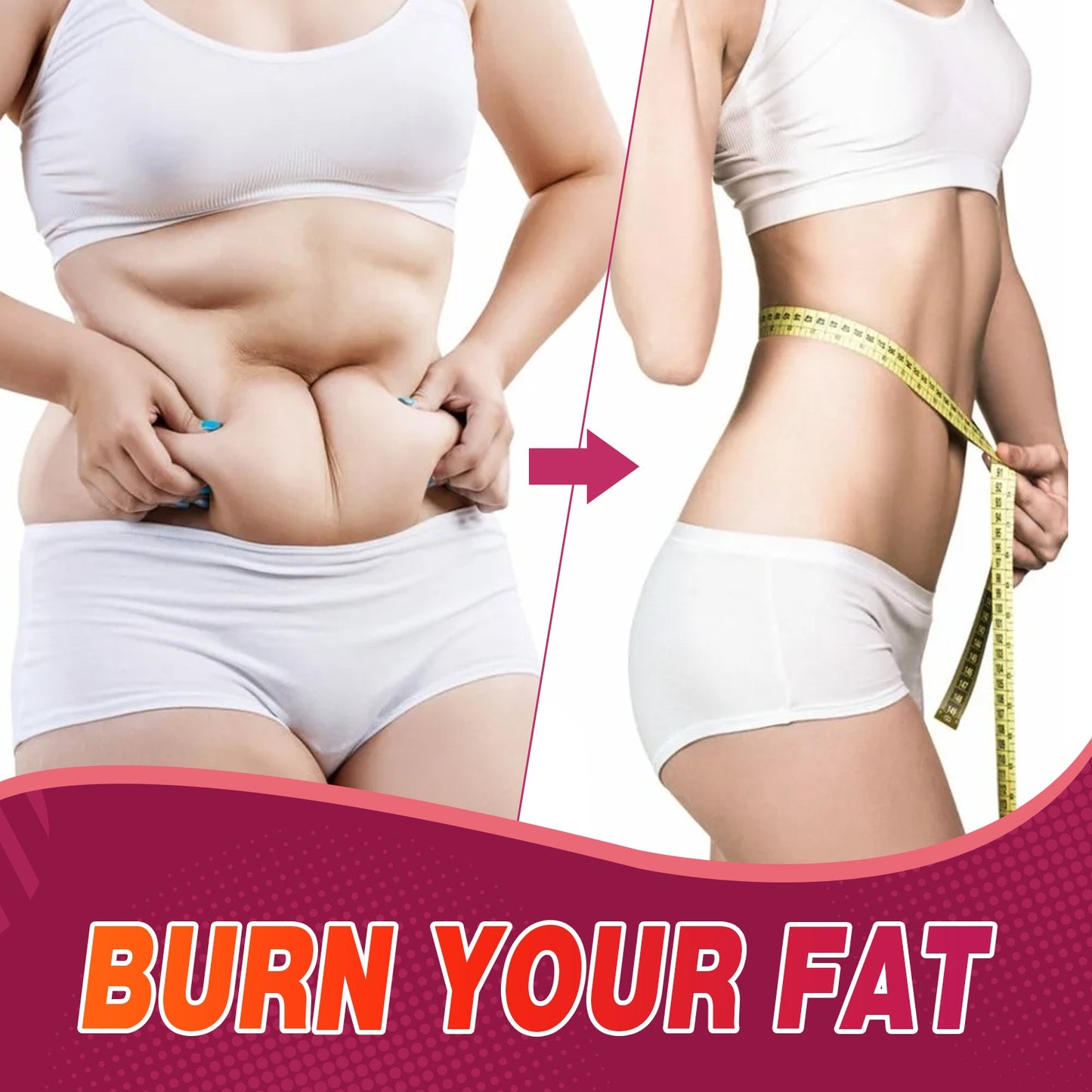 Body Shaping Essential Oil, Slimming Fat Belly Thighs Body Slimming Beauty Massage Essential Oil - Korvel