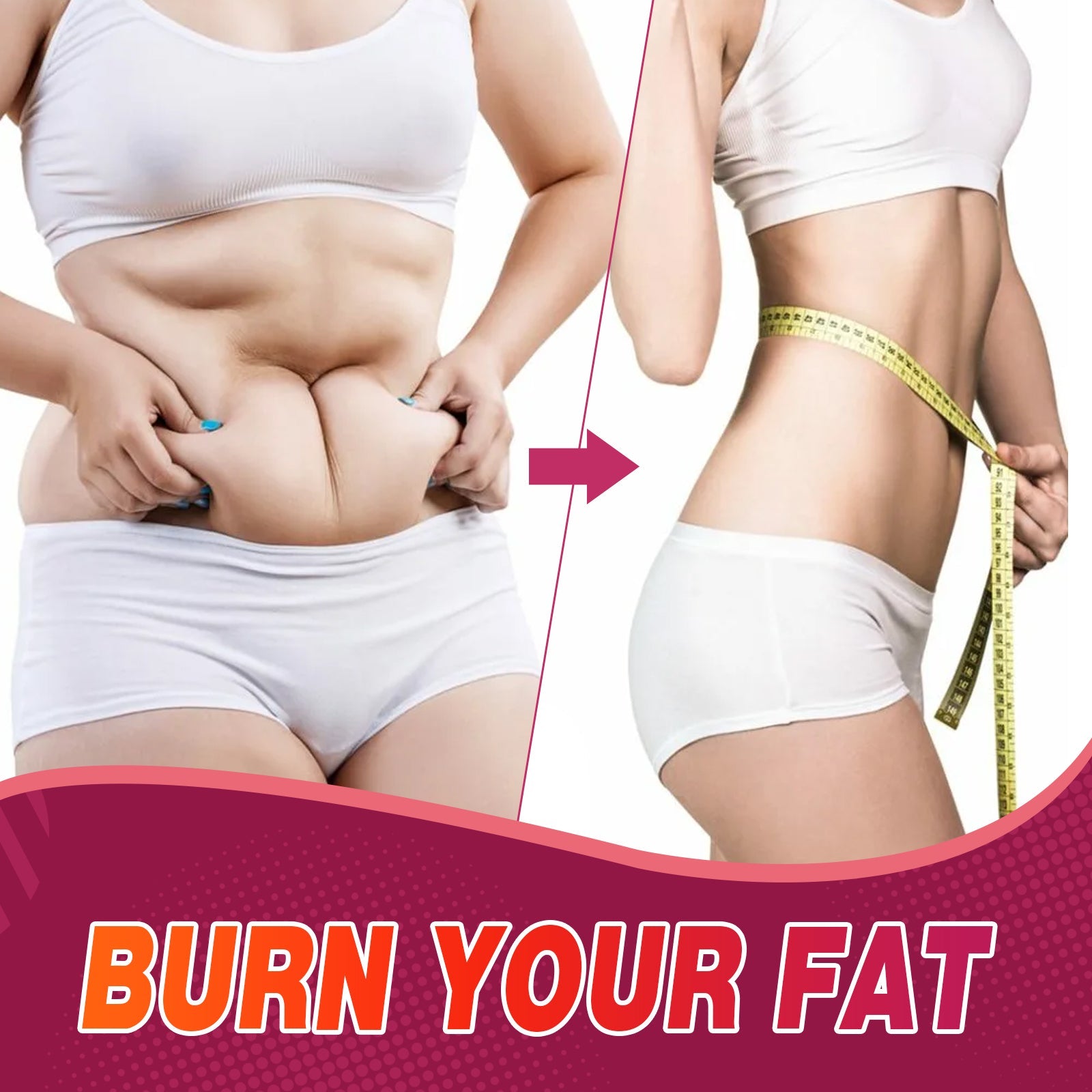 Body Shaping Essential Oil, Slimming Fat Belly Thighs Body Slimming Beauty Massage Essential Oil - Korvel