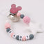 Five pointed star silicone pacifier chain pacifier chain baby products silicone pacifier clip baby teether anti-drop chain anti-drop belt - Korvel