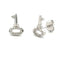 Pendientes de Diamante Natural de 0.03ct en Plata Esterlina