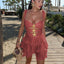 A-shaped cake skirt one-piece beach set sexy one-piece - Korvel