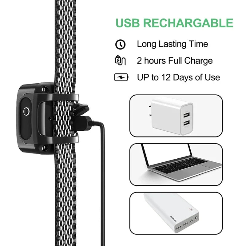 Pet Dog Anti Bark Device USB Ultrasonic Intelligent Electric Training Stop Barking Vibration Water Proof Collar Pet Products - Korvel