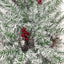 Pre-lit Xmas Tree Artificial Christmas 4-Piece Set,Garland, Wreath and Set of 2 Entrance Trees X-mas - Korvel
