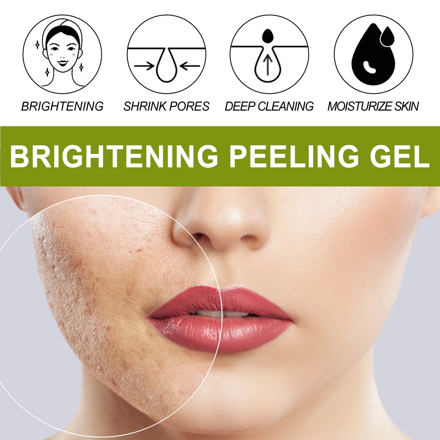 Gel Exfoliant Éclaircissant pour une Peau Lisse