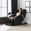Full body deep tissue massage chair, foot massage, 8 fixed massage rollers, touch screen suitable for 5.1-5.75 feet high (black) - Korvel