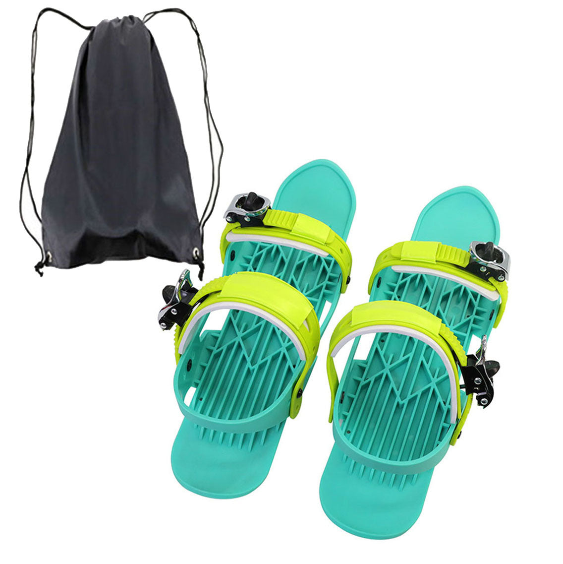 Mini Ski Skates - Portable Adjustable Skiboard Shoes