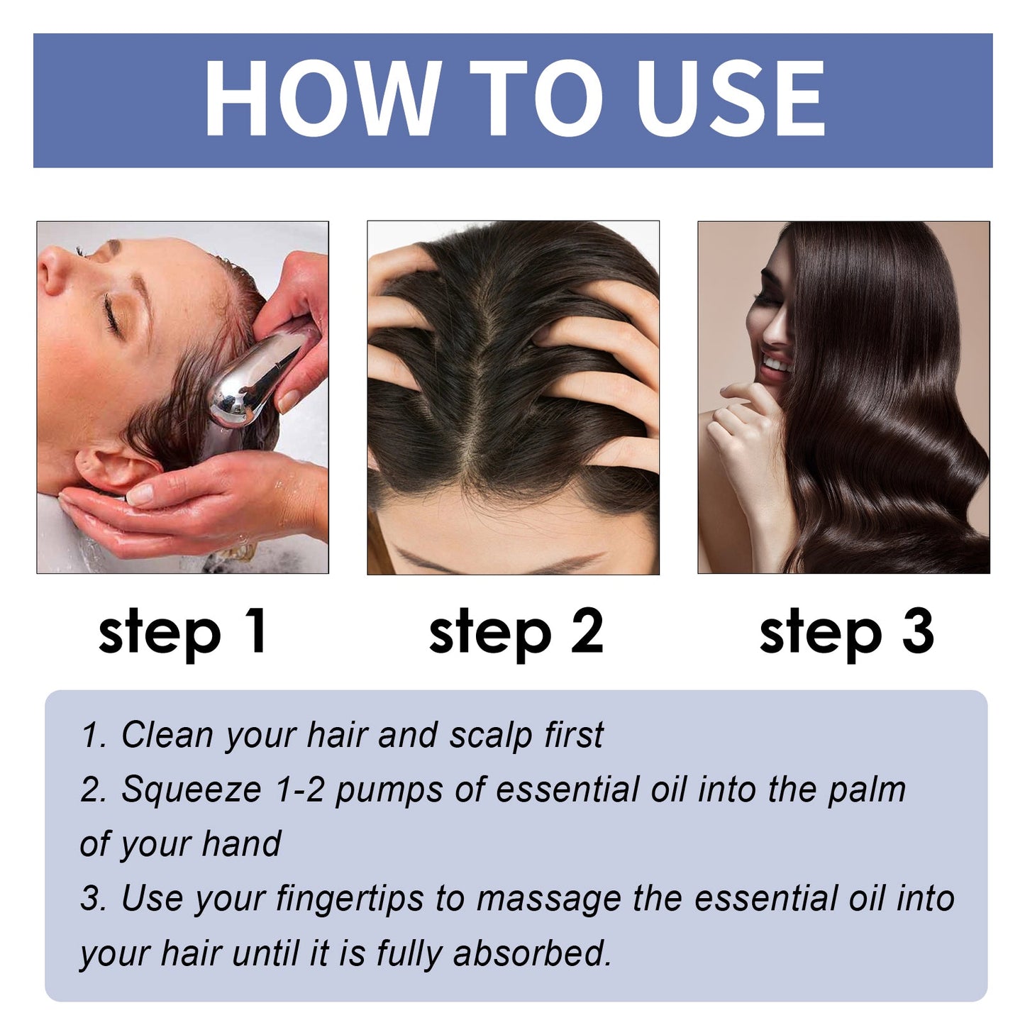 Hair Essential Oil, Scalp Massage Moisturizes And Softness To Prevent Strong And Thick Hair - Korvel