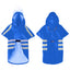 Large Dog Raincoat - Poncho Style Reflective Strip Pet Raincoat Windproof Waterproof Dog Hooded Raincoat - Korvel